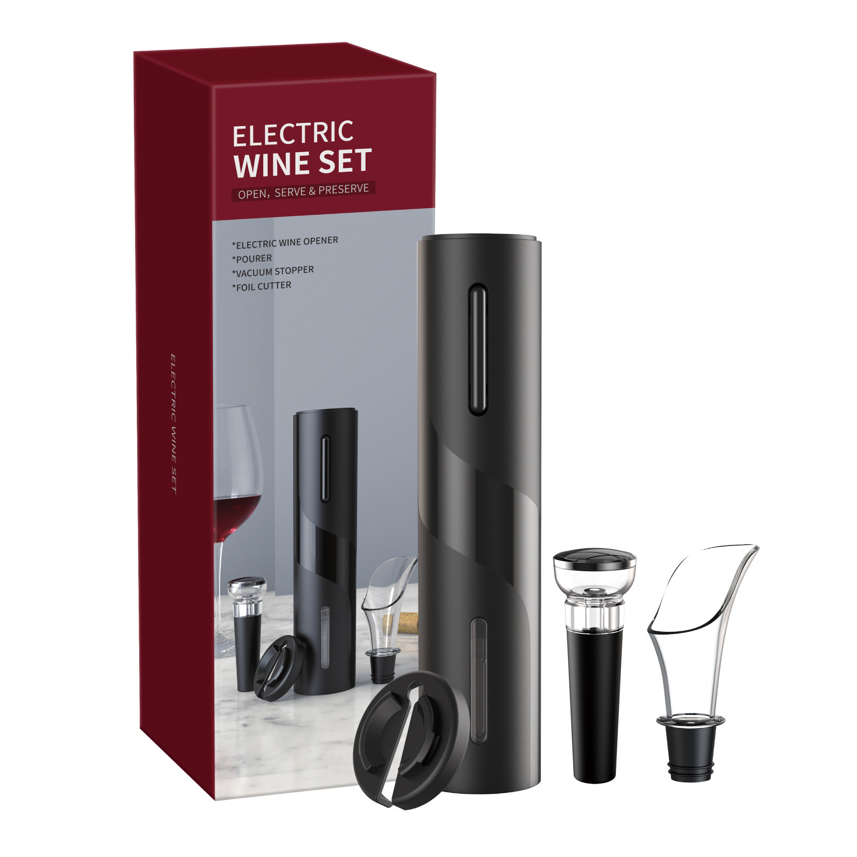 USB Rechargeable Electronic Wine Bottle Opener USB Rechargeable Electronic Wine Bottle Opener - Image 3