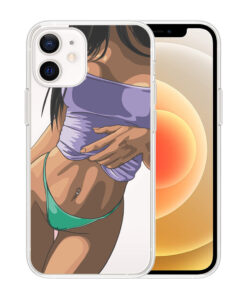Stylish Beauty Print Phone Case – Trendy Protective Cover for iPhone and Android