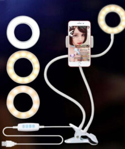 LED Selfie Ring Light with Adjustable Stand (8cm)