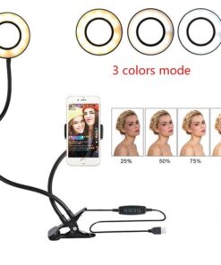 LED Selfie Ring Light with Adjustable Stand (8cm)