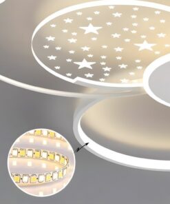 Blue denim jacket with white stitching and classic fit