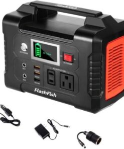 Gray canvas backpack with multiple pockets and adjustable straps