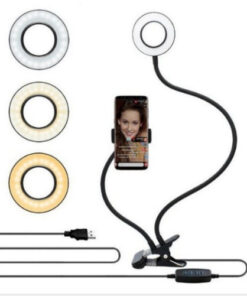 LED Selfie Ring Light with Adjustable Stand (8cm)