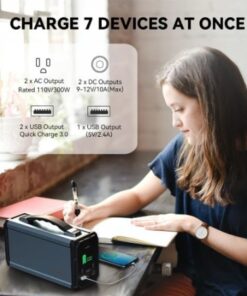 Blue men's athletic sneakers with breathable mesh upper and cushioned sole