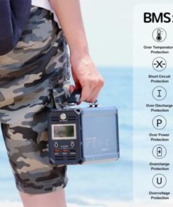 Gray quick-dry hiking shorts with multiple pockets and adjustable waist