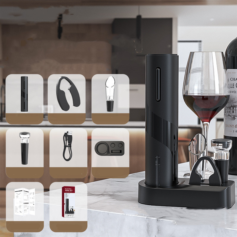 USB Rechargeable Electronic Wine Bottle Opener USB Rechargeable Electronic Wine Bottle Opener - Image 4