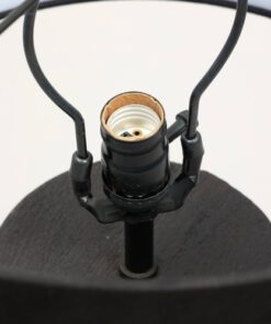 Black canvas backpack with adjustable straps and two front pockets