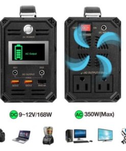 Stylish black backpack with multiple compartments and silver zippers, perfect for travel and daily use.