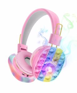 Bluetooth Sensory Headphones for Kids Bubble Stress-Relief Design with Bluetooth & Microphone Bluetooth Sensory Headphones for Kids Bubble Stress-Relief Design with Bluetooth & Microphone