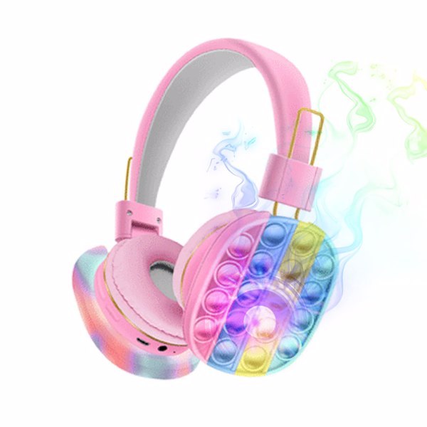 Bluetooth Sensory Headphones for Kids Bubble Stress-Relief Design with Bluetooth & Microphone Bluetooth Sensory Headphones for Kids Bubble Stress-Relief Design with Bluetooth & Microphone - Image 3