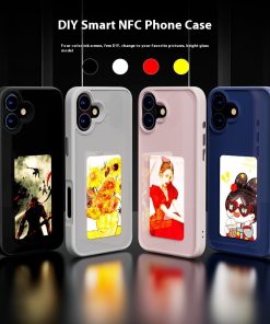 iPhone Case NFC E-ink Screen Display (15/16 Pro/Max ) Digital DIY Custom Smart Ink Picture Phone Case