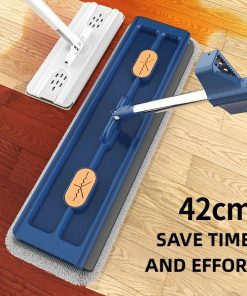 Large 360° Rotating Flat Mop – Self-Dehydrating Built-In Scraper Fast Drying, Strong Absorption, Multi-Use Home Cleaning Large 360° Rotating Flat Mop – Self-Dehydrating Built-In Scraper Fast Drying, Strong Absorption, Multi-Use Home Cleaning