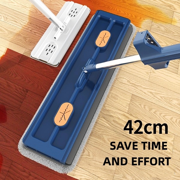 Large 360° Rotating Flat Mop – Self-Dehydrating Built-In Scraper Fast Drying, Strong Absorption, Multi-Use Home Cleaning Large 360° Rotating Flat Mop – Self-Dehydrating Built-In Scraper Fast Drying, Strong Absorption, Multi-Use Home Cleaning - Image 8
