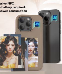 iPhone Case NFC E-ink Smart Ink Screen Display (15/16 Pro/Max ) Digital DIY Custom Picture Phone Case