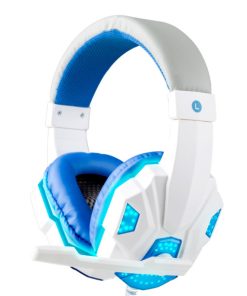 Luminous Gaming Headset with Rotatable Omnidirectional Mic & 3D Surround Sound