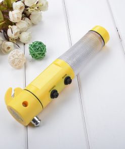 LED Torch Flashlight Car Auto Emergency Safety Hammer Belt Cutter Escape Tools