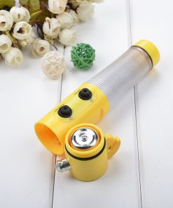 LED Torch Flashlight Car Auto Emergency Safety Hammer Belt Cutter Escape Tools