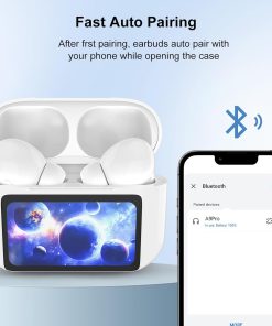 Wireless Earbuds Noise Canceling Bluetooth Earphones With Mic & Touch Controls, ANC/ENC