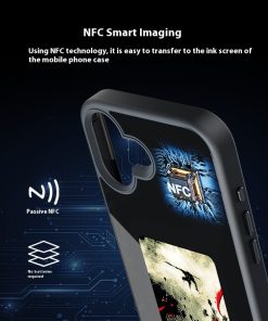iPhone Case NFC E-ink Screen Display (15/16 Pro/Max ) Digital DIY Custom Smart Ink Picture Phone Case