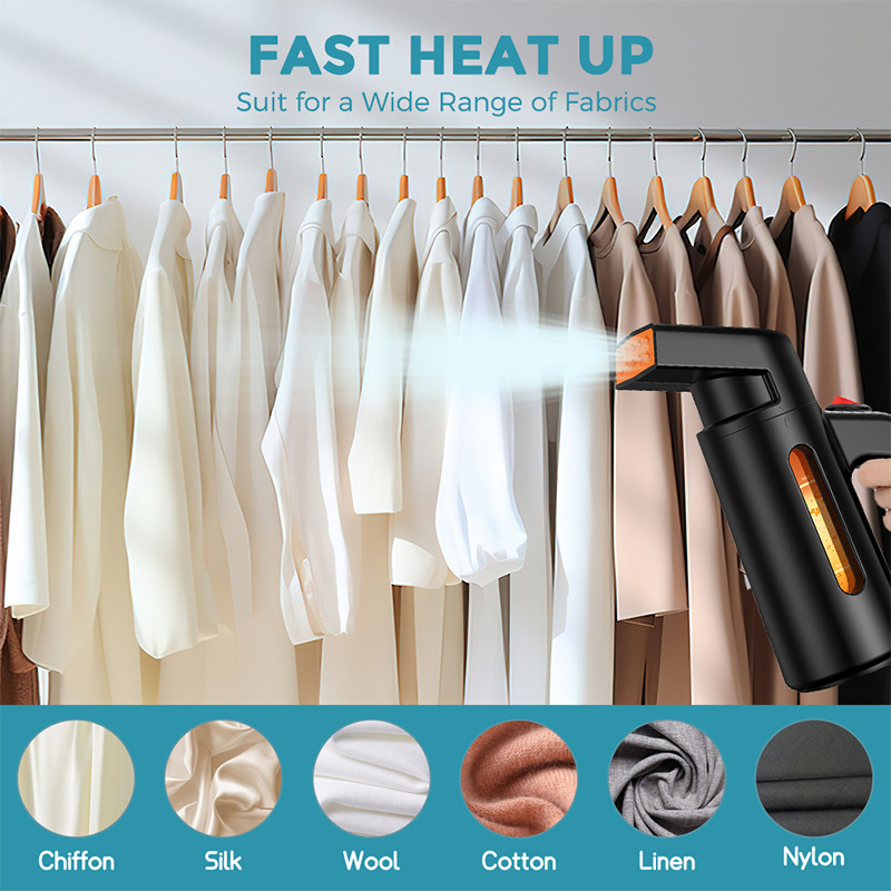 Clothes Portable Handheld Steamer & Iron (Wet/Dry) Garment Clothes Portable Handheld Steamer & Iron (Wet/Dry) Garment - Image 3