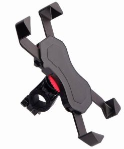 Universal 4-Corner Bike Phone Mount – Secure Handlebar Holder for Smartphones