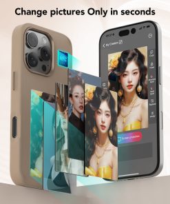 TurboTech Co. iPhone Case NFC E-ink Smart Ink Screen Display (15/16 Pro/Max ) Digital DIY Custom Picture Phone Case