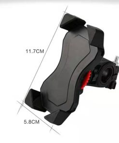 Alternative view of Universal 4-Corner Bike Phone Mount – Secure Handlebar Holder for Smartphones