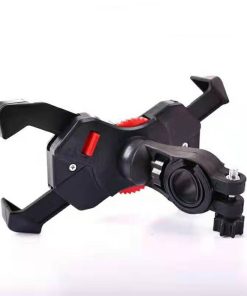Universal 4-Corner Bike Phone Mount – Secure Handlebar Holder for Smartphones