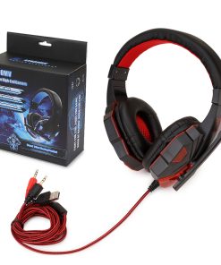 Luminous Gaming Headset with Rotatable Omnidirectional Mic & 3D Surround Sound