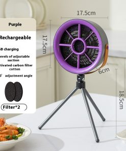 Portable Desktop Range Hood – High-Power Mini Air Cleaner