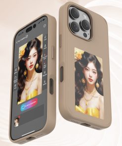 iPhone Case NFC E-ink Smart Ink Screen Display (15/16 Pro/Max ) Digital DIY Custom Picture Phone Case