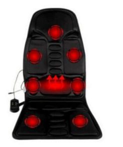 TurboTech Co. Massage Pad Car Cushion Full Body Vibration Heating Pad for Home/Office/Car