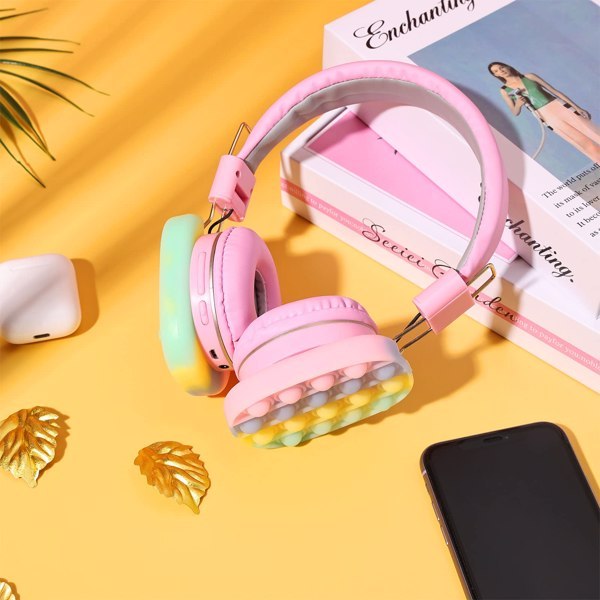 Bluetooth Sensory Headphones for Kids Bubble Stress-Relief Design with Bluetooth & Microphone Bluetooth Sensory Headphones for Kids Bubble Stress-Relief Design with Bluetooth & Microphone - Image 5