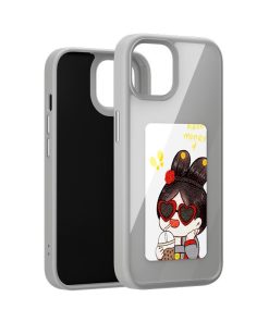 iPhone Case NFC E-ink Screen Display (15/16 Pro/Max ) Digital DIY Custom Smart Ink Picture Phone Case