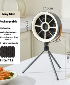 Portable Desktop Range Hood – High-Power Mini Air Cleaner