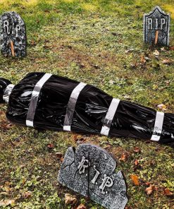 Scary Fake Human Body in Bag Outdoor/ Indoor Props Halloween Decoration Spooky Decor Ideas