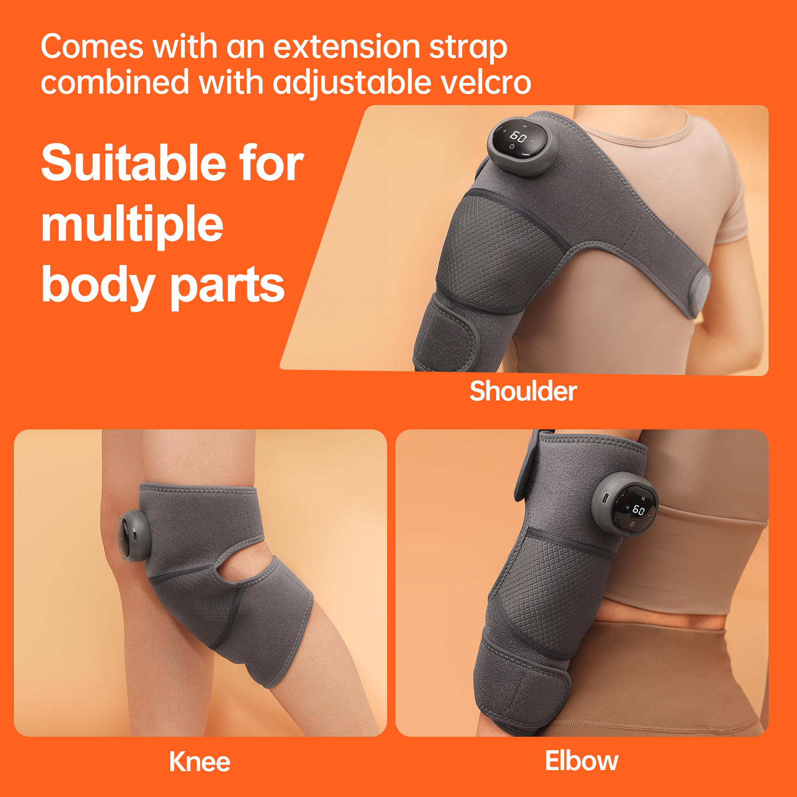 Portable Knee Pain Relief Pad Massaging Tool– Smart & Rechargeable Portable Knee Pain Relief Pad Massaging Tool– Smart & Rechargeable - Image 6