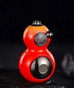 Black Myth Gourd Torch Lighter Windproof Metal Refillable Butane Lighter with Adjustable Flame