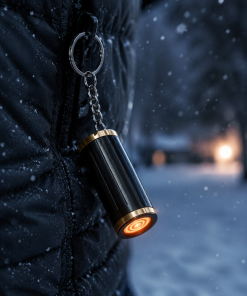 Flameless Electric Lighter Blow-Activated Smart Sensor Mini Keychain Igniter Coil Type-C Rechargeable Lighter Eletric Rechargable lighter -TurboTech Co