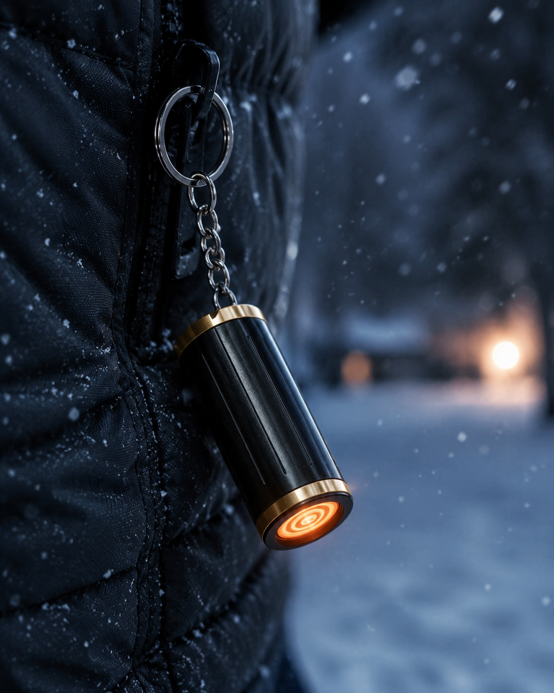Flameless Electric Lighter Blow-Activated Smart Sensor Mini Keychain Igniter Coil Type-C Rechargeable Lighter Eletric Rechargable lighter -TurboTech Co